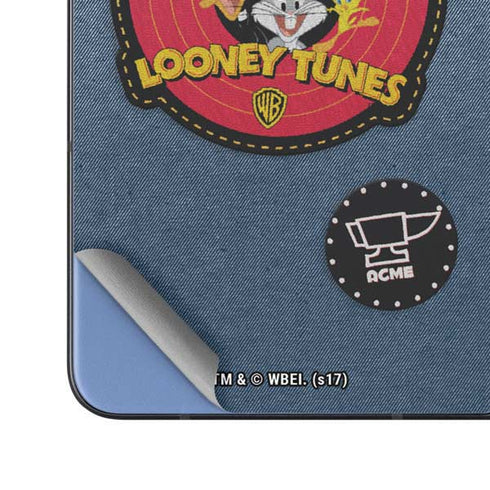 Looney Tunes Thats All Folks Patch Galaxy Z Fold5 5G Skin